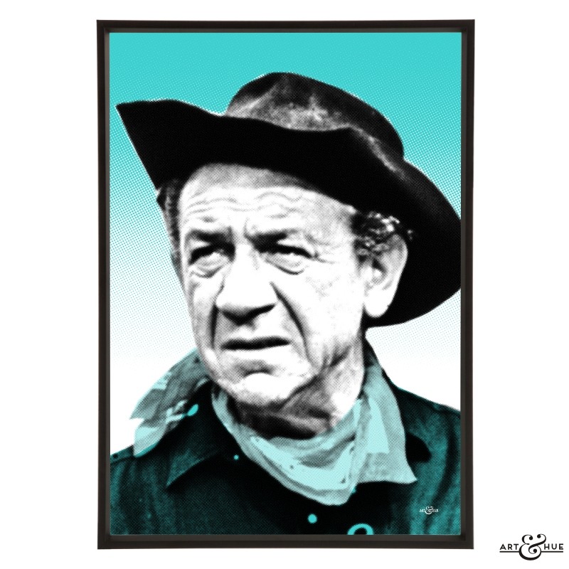 Sid James Pop Art print of the Carry On Films star | Art & Hue