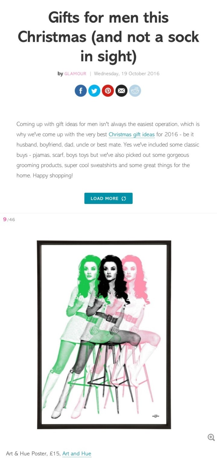 Glamour Magazine gift guide