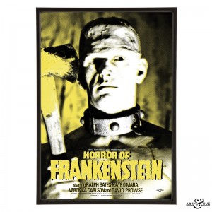 Horror of Frankenstein Pop Art by Art & Hue