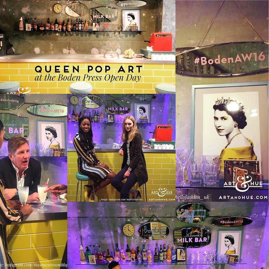 The Queen Pop Art at Boden