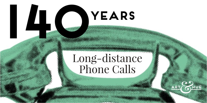 140 years since the first long-distance phone calls