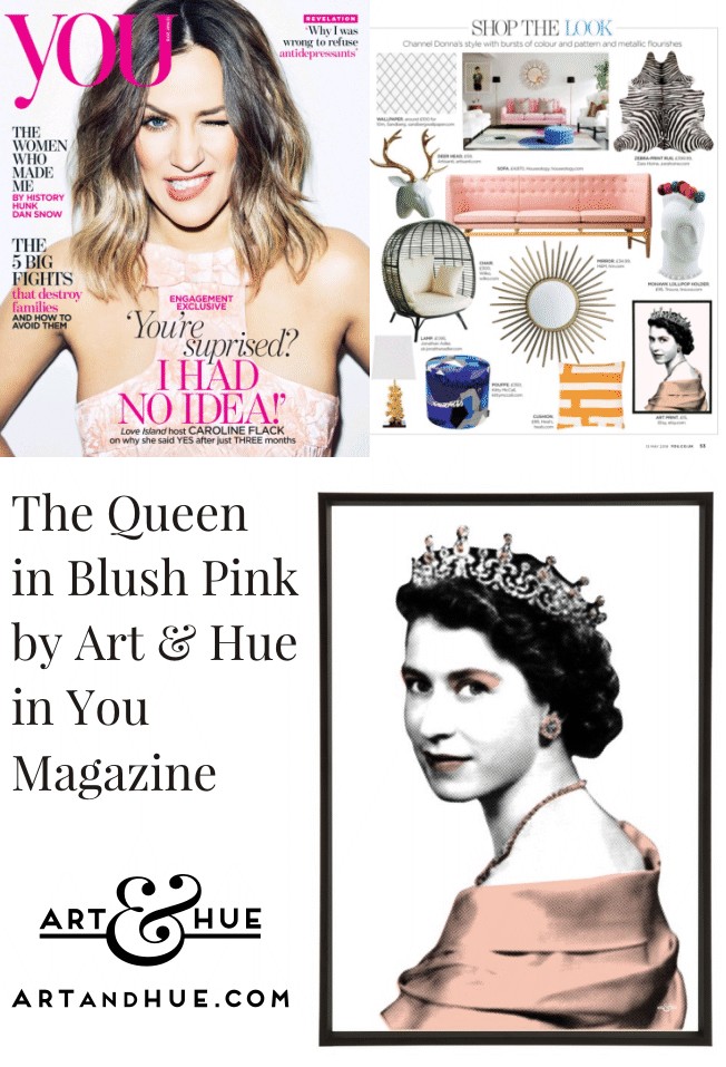 The Queen Pop Art by Art & Hue in You Magazine