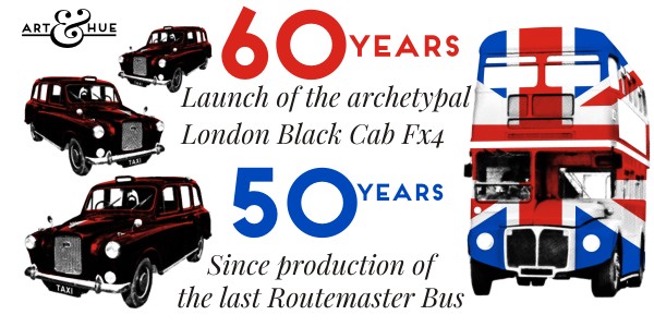 Routemaster Bus & London Taxi Black Cabs