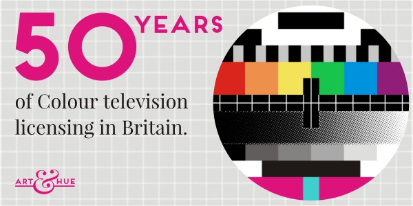 50 years of Colour TV licenses