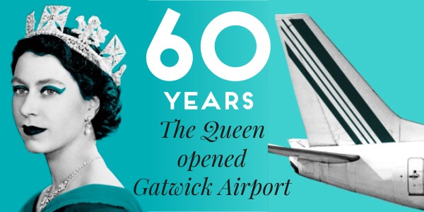 The Queen Opens Gatwick Airport