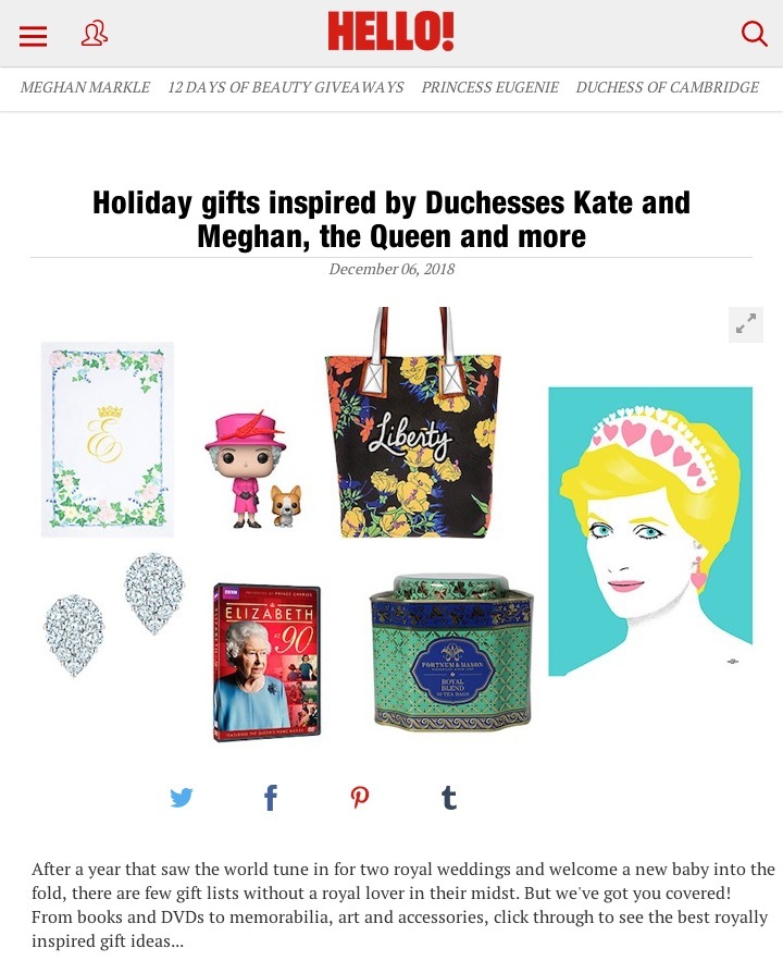Hello Magazine Royal Gift Guide