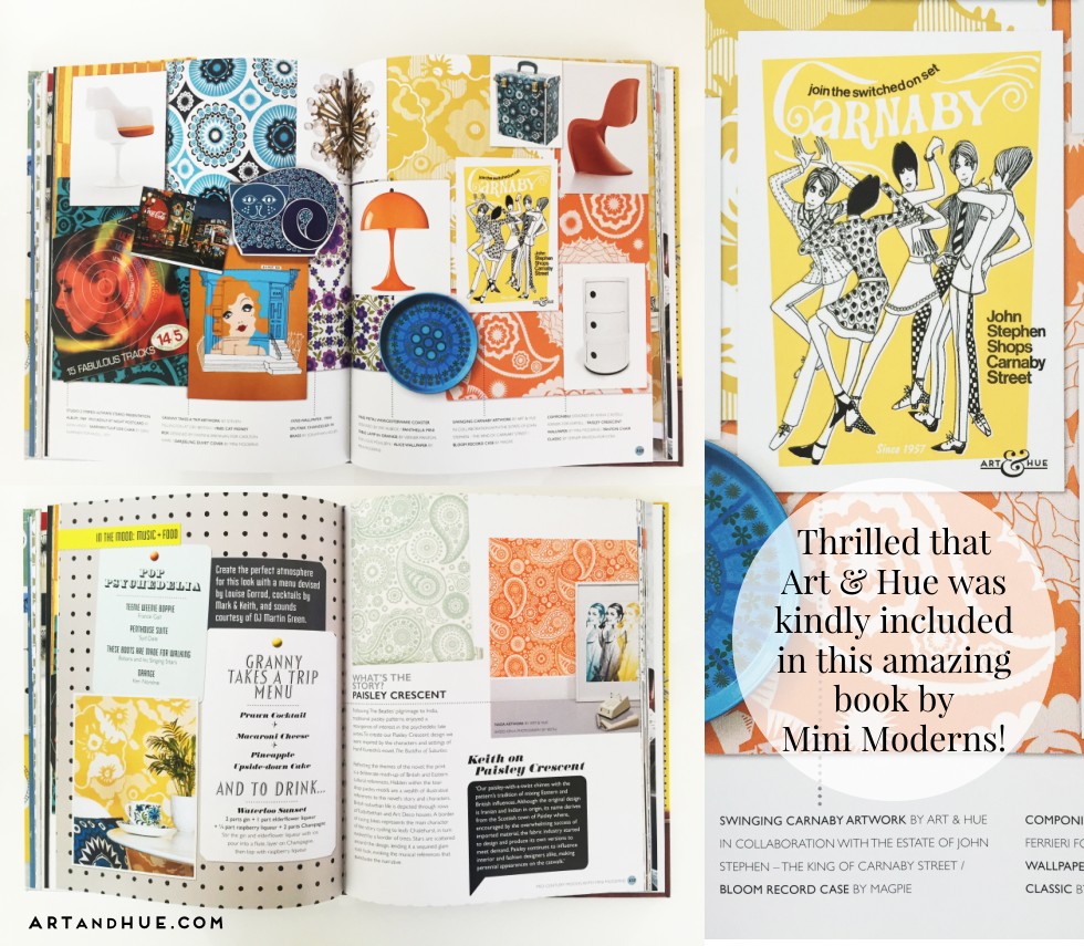 Thrilled that Art & Hue's included in the amazing Mini Moderns book!