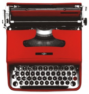Art & Hue Typewriter Red
