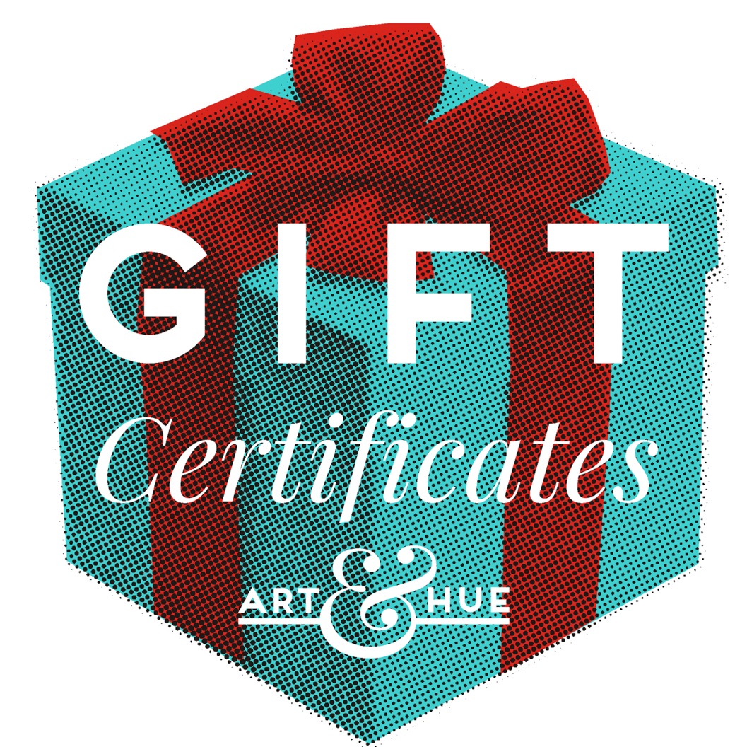 Gift Certificate Art and Hue