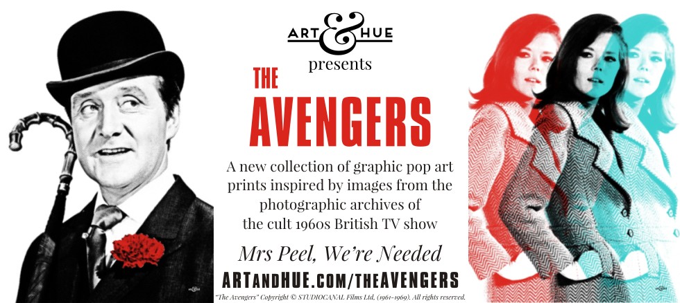 The Avengers Graphic Pop Art by Art & Hue