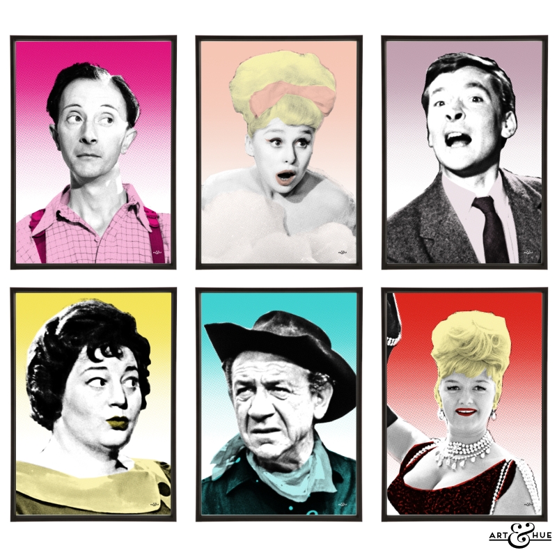 Carry On Team Pop Art Portraits