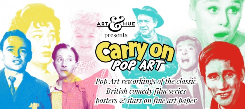 Carry On FIlms Pop Art prints by Art & Hue - Stylish Pop Art | Art & Hue