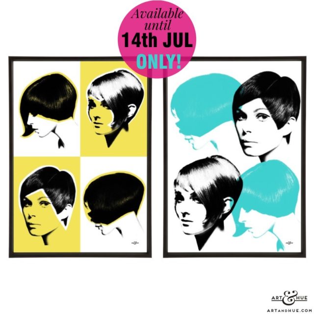 Mod Hair Pop Art Prints By Art Hue Stylish Pop Art Art Hue