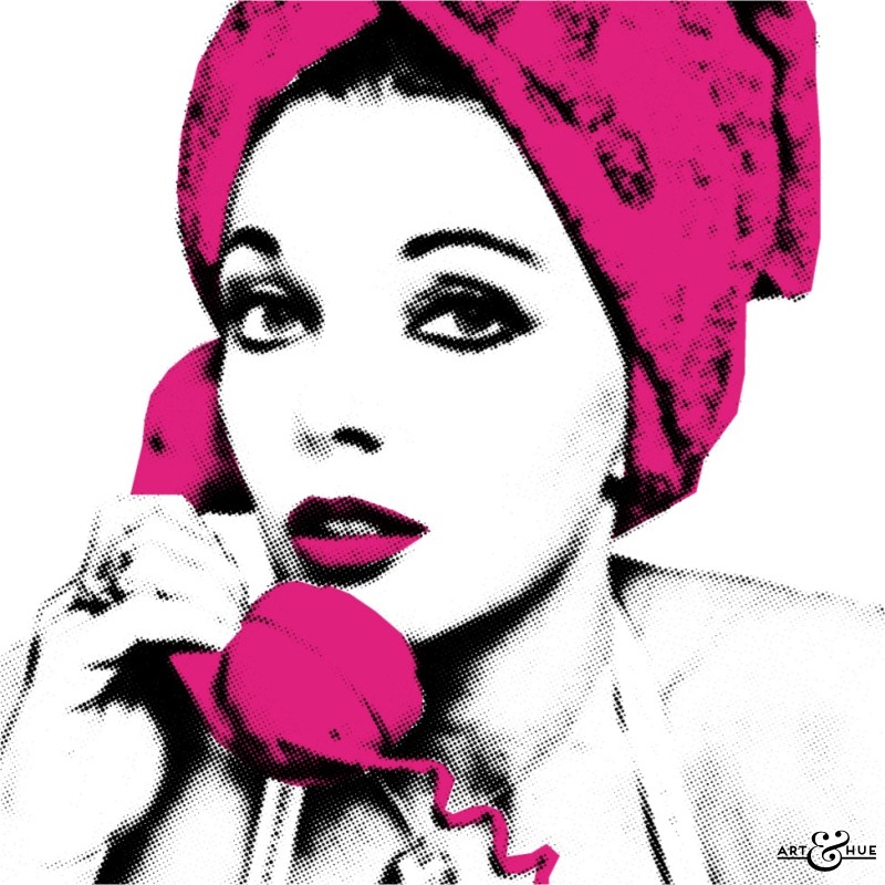 Hold the phone Joan pop art