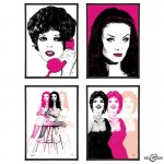 Alexis & Caress Morell Dynasty Pop Art - The Morell Sisters | Art & Hue