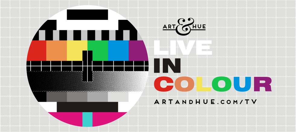 Live in Colour TV Group of pop art prints