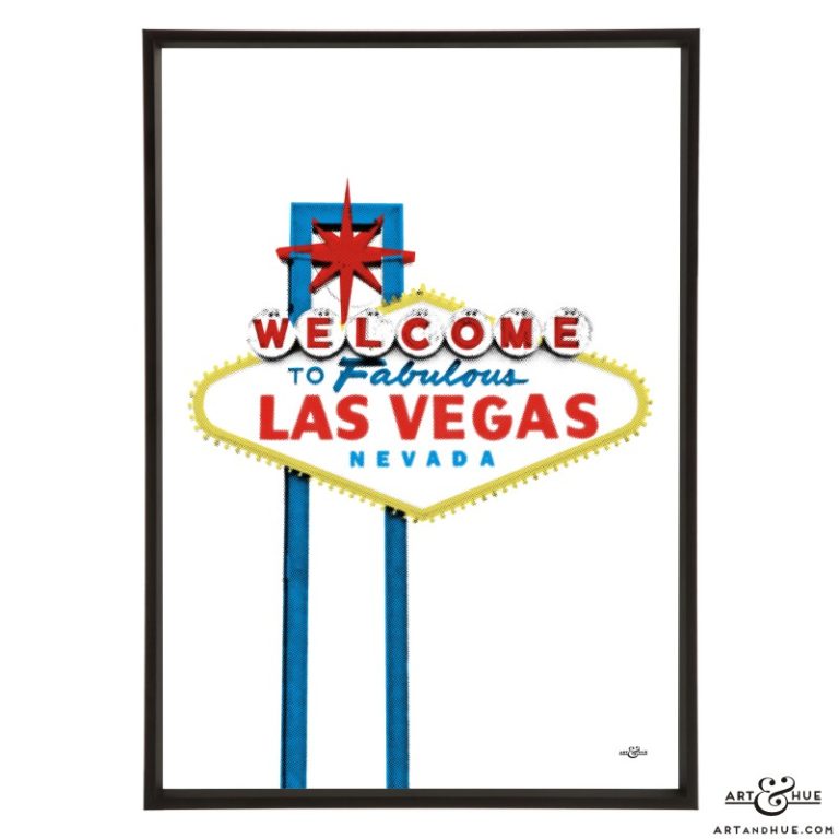 Las Vegas - Stylish Pop Art - Bespoke & Custom Art | Art & Hue