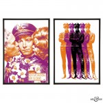 Mr Sloane Pair of pop art prints by Art & Hue