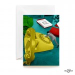 Desk Phone Greeting Card The Avengers John Steed Patrick Macnee