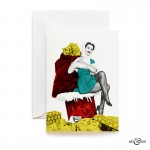 Christmas Chimney card with actress Valerie Carlton by Art & Hue