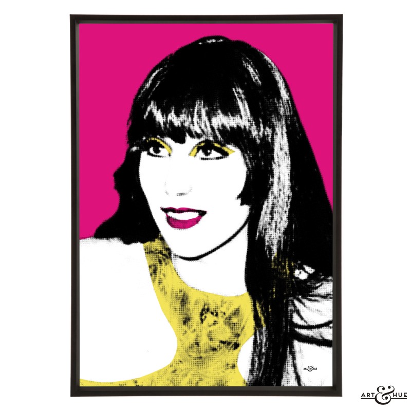 Cher stylish pop art print by Art & Hue