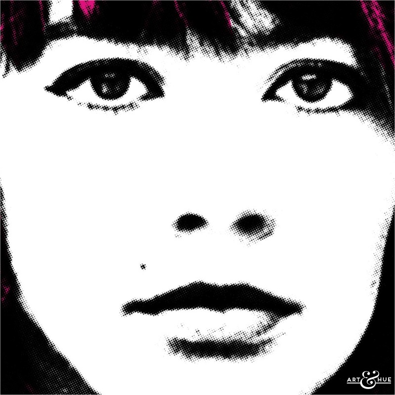 Françoise Hardy - 1960s Songbirds - Stylish Pop Art | Art & Hue