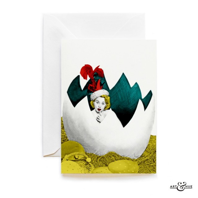 Easter Egg Greeting Card by Art & Hue