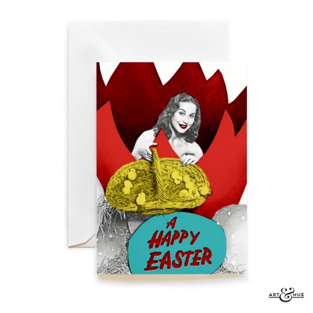 Happy Easter Greeting Card by Art & Hue