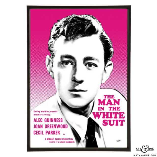 Alec Guinness in The Man in the White Suit - pop art by Art & Hue