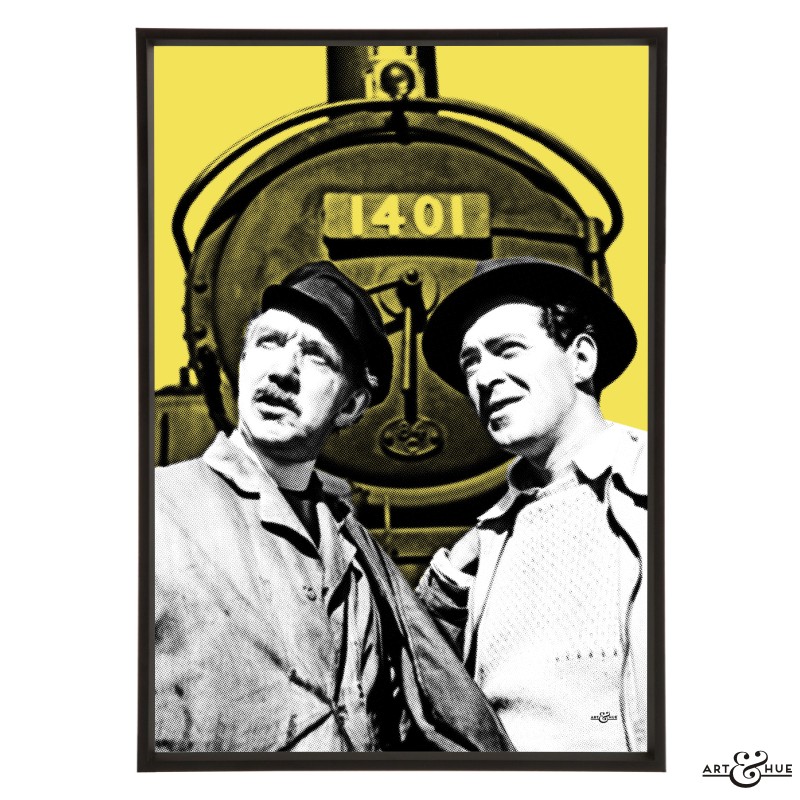 The Titfield Thunderbolt with John Gregson & George Relph - pop art by Art & Hue