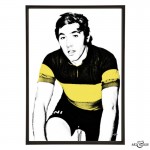 Eddy Merckx pop art print by Art & Hue