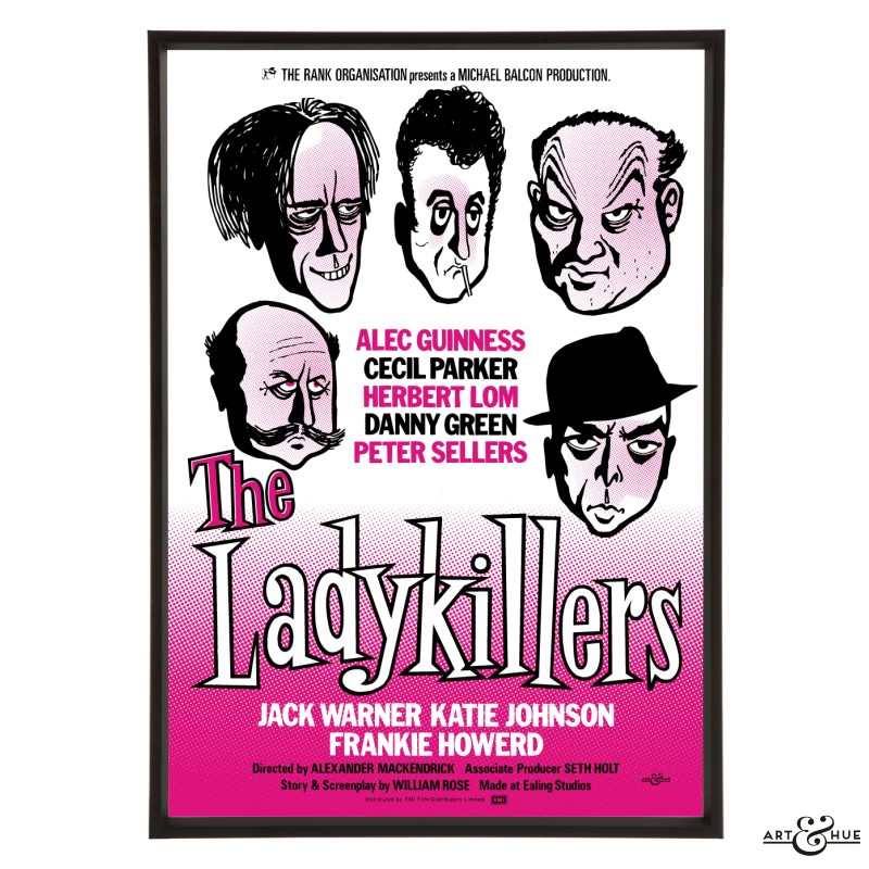 The Ladykillers Poster pop art print by Art & Hue
