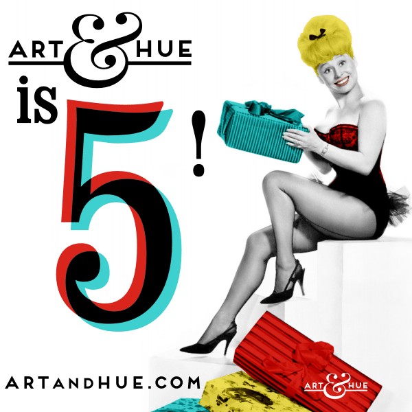 Art & Hue is 5 years old!