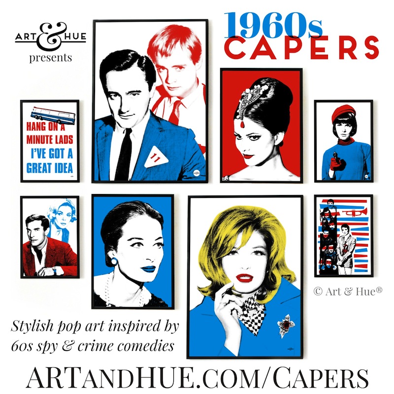 1960s Capers pop art by Art & Hue