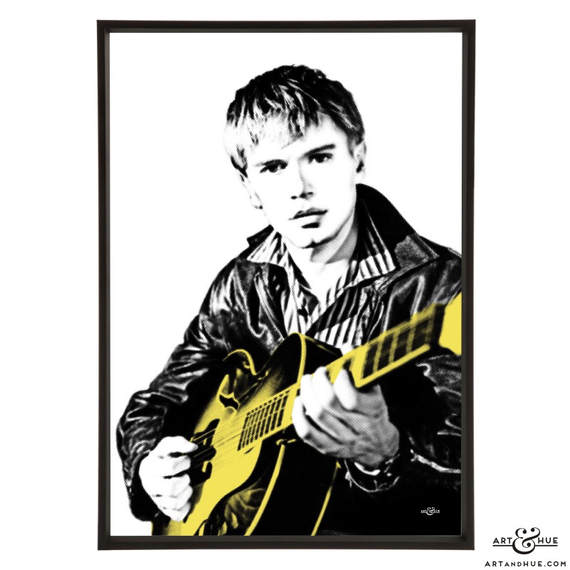 Adam Faith pop art print by Art & Hue