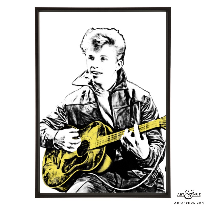 Tommy Steele pop art print by Art & Hue