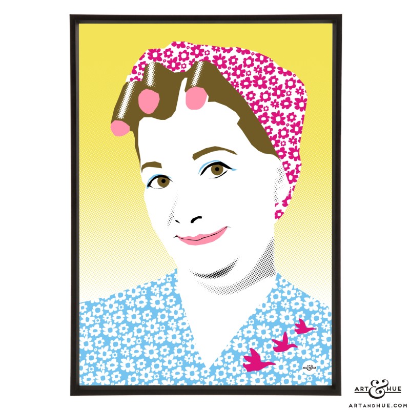 Jean Alexander Pop Art print by Art & Hue