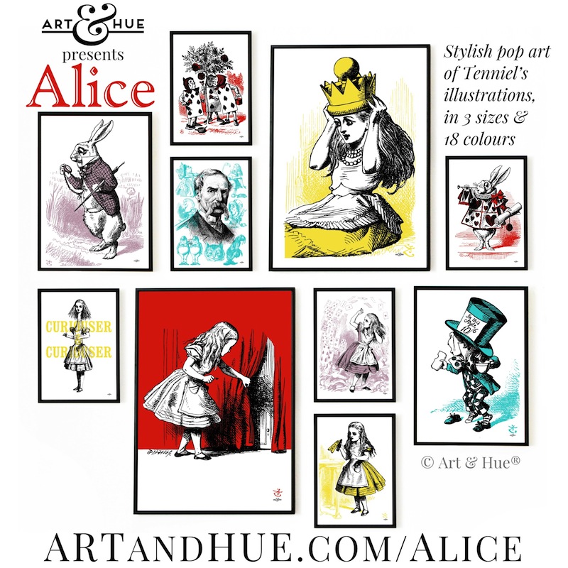 Art & Hue presents Alice pop art prints