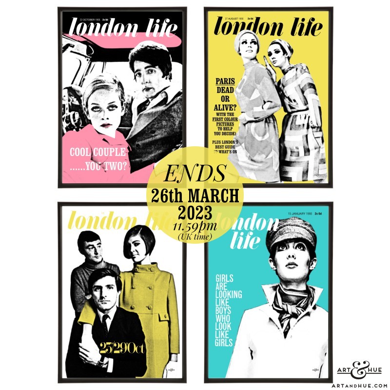 London Life pop art group by Art & Hue