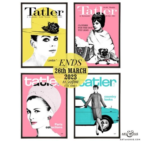Tatler pop art group by Art & Hue