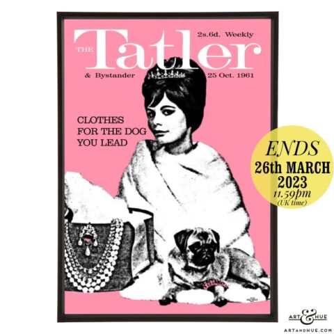 Tatler October 1961 pop art print by Art & Hue