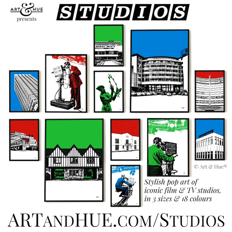 Studios pop art collection by Art & Hue