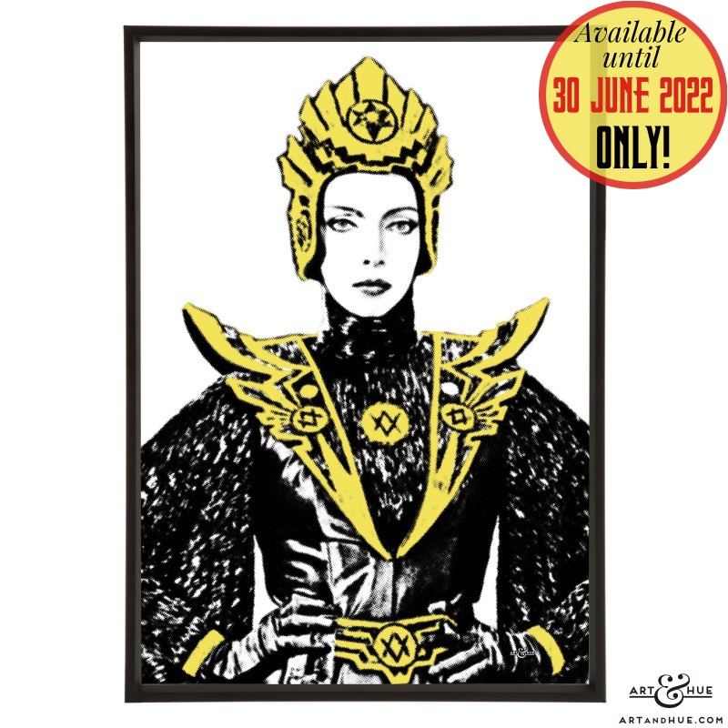 General Kala pop art with Mariangela Melato in Flash Gordon by Art & Hue