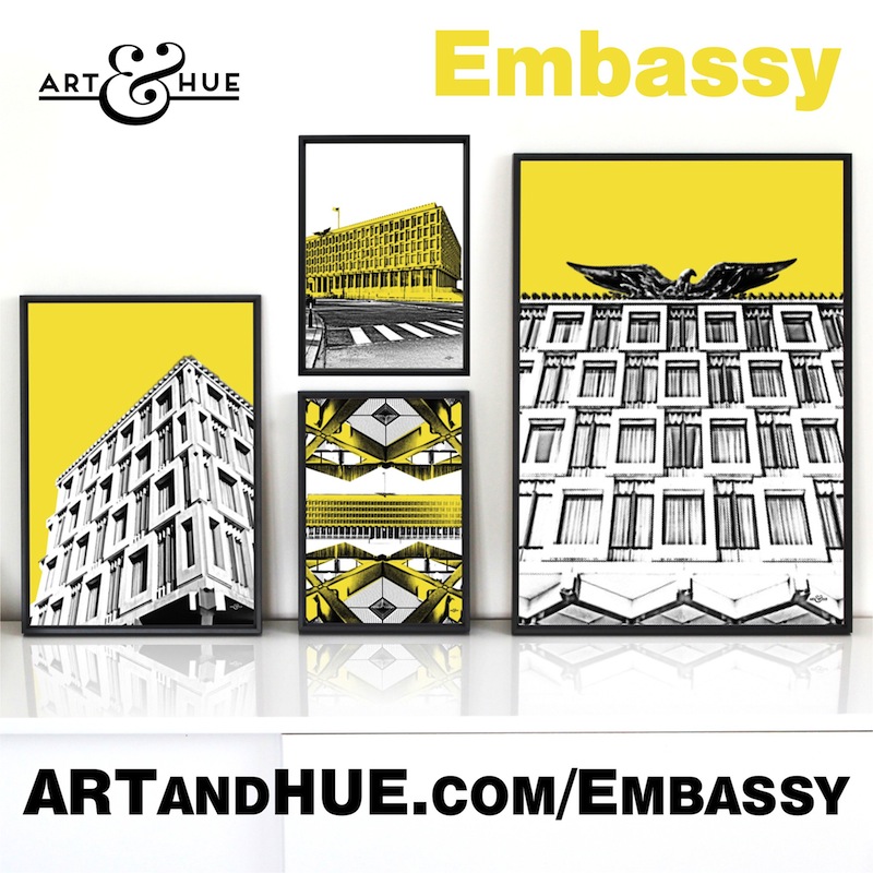 Embassy pop art collection by Art & Hue