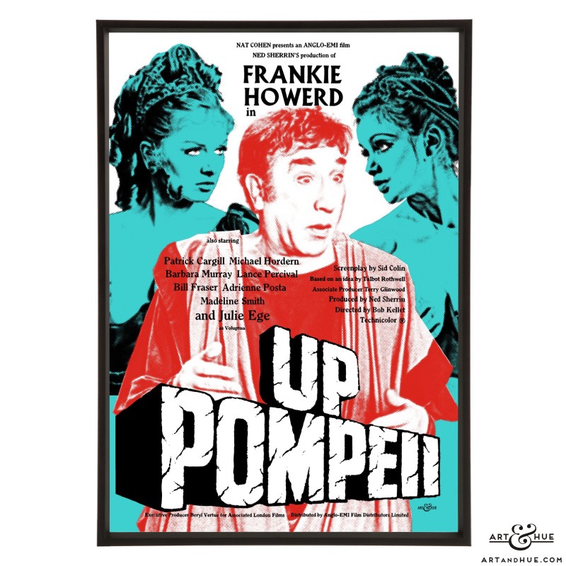 Up Pompeii stylish pop art print by Art & Hue