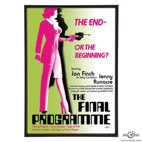 The Final Programme stylish pop art print by Art & Hue