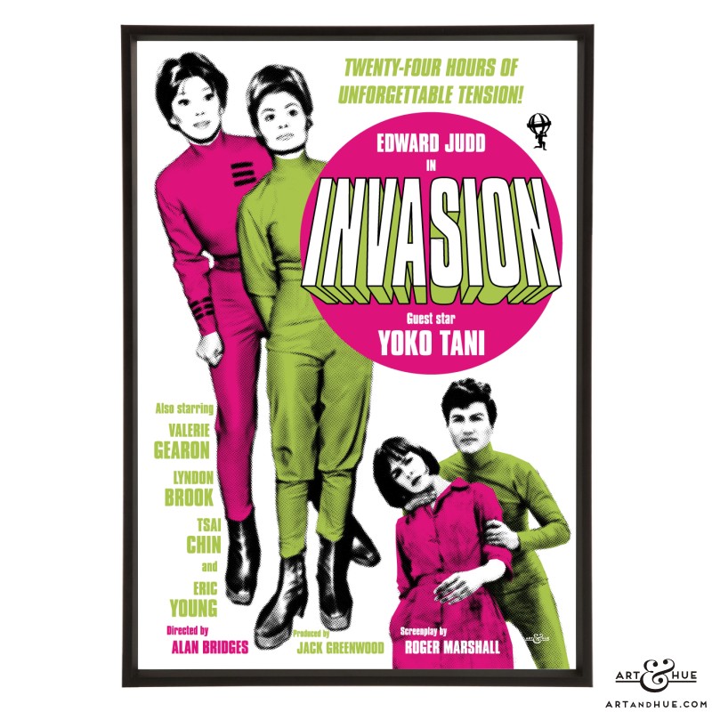 Invasion stylish pop art print by Art & Hue