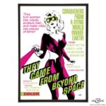 They Came From Beyond Space stylish pop art print by Art & Hue