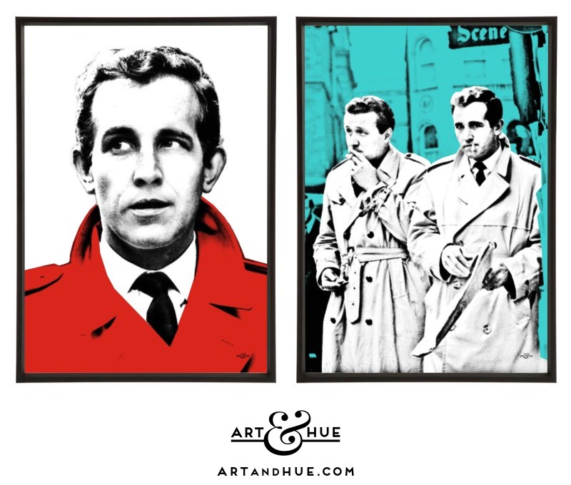 Steed & Keel pair of pop art prints by Art & Hue