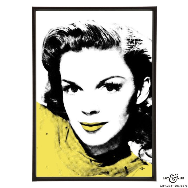 Judy Garland stylish pop art prints by Art & Hue